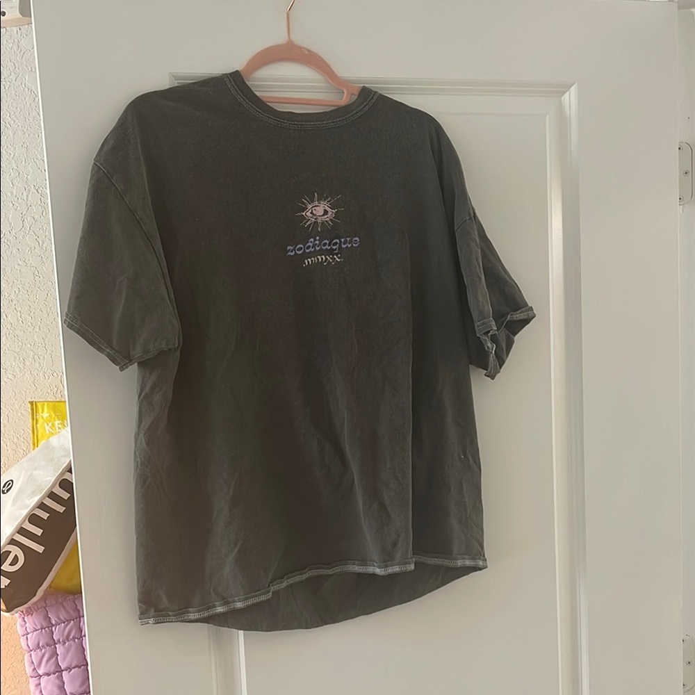 Black Graphic T-Shirt urban outfitters